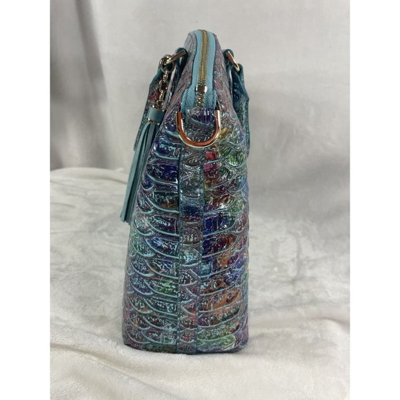 NWT Brahmin Large Duxbury Frisky Montego Leather Satchel & Veronica Wallet - Picture 9 of 12